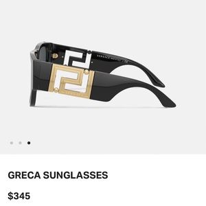 Worn once Versace Greca sunglasses